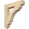Ekena Millwork Olympic Arts & Crafts Rough Sawn Bracket, Douglas Fir, 4"W x 24"D x 24"H BKT04X24X24OLY03RDF - alternate 1